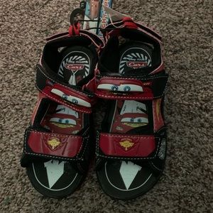 New disney cars lightening mcqueen sandals